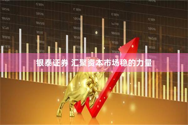 银泰证券 汇聚资本市场稳的力量