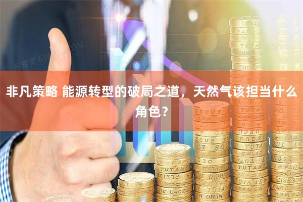 非凡策略 能源转型的破局之道，天然气该担当什么角色？