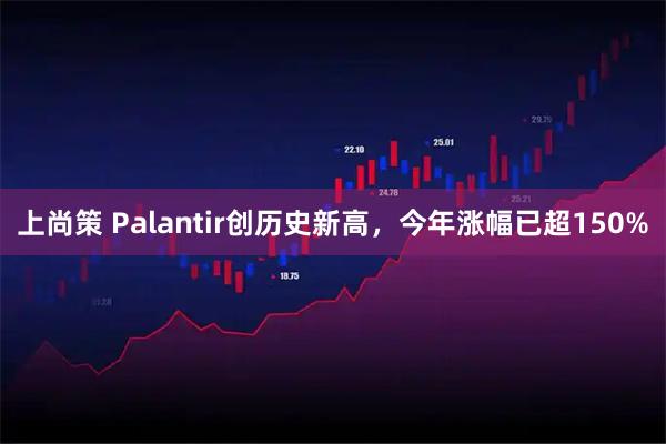 上尚策 Palantir创历史新高，今年涨幅已超150%