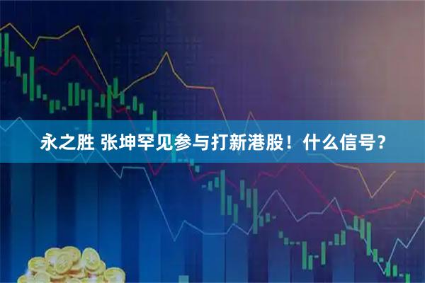 永之胜 张坤罕见参与打新港股！什么信号？